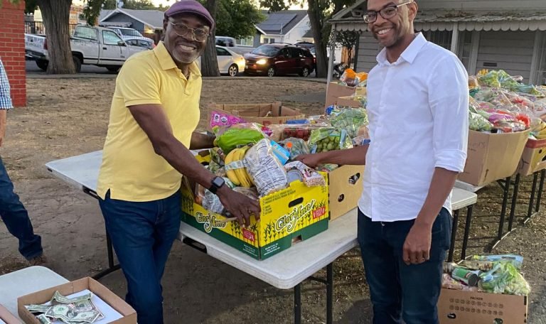 The current mayor of the city of Antioch California came to help out